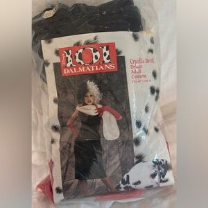 Disney 101 Dalmatians Cruella De Vil Halloween Costume - women’s up to size 14